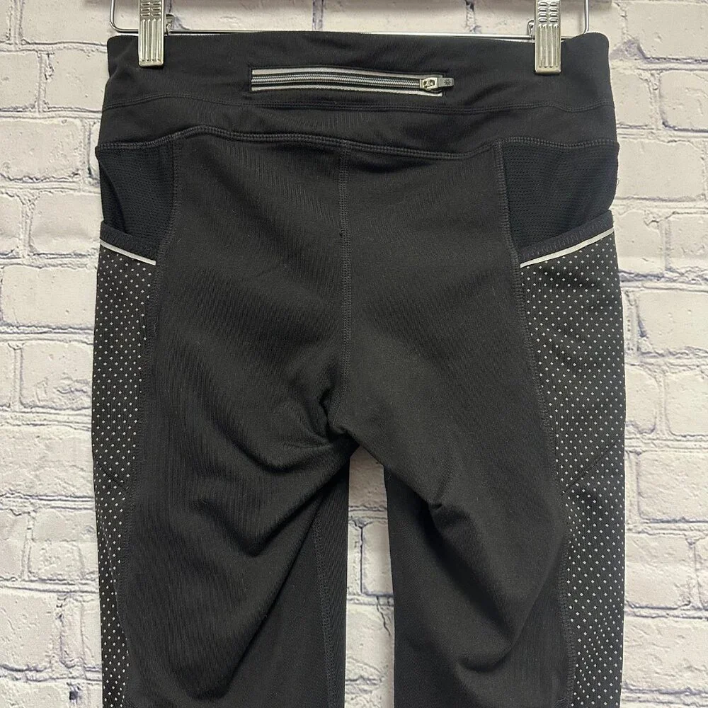 Athleta Dot Free Black 7/8 Leggings Size X Small - Picture 3 of 9